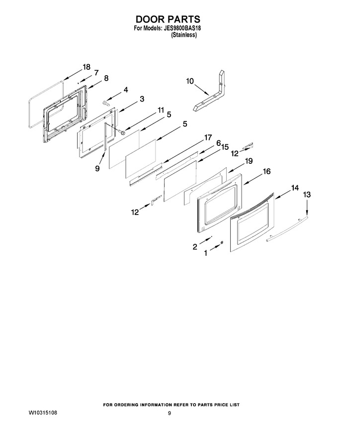 Diagram for JES9800BAS18