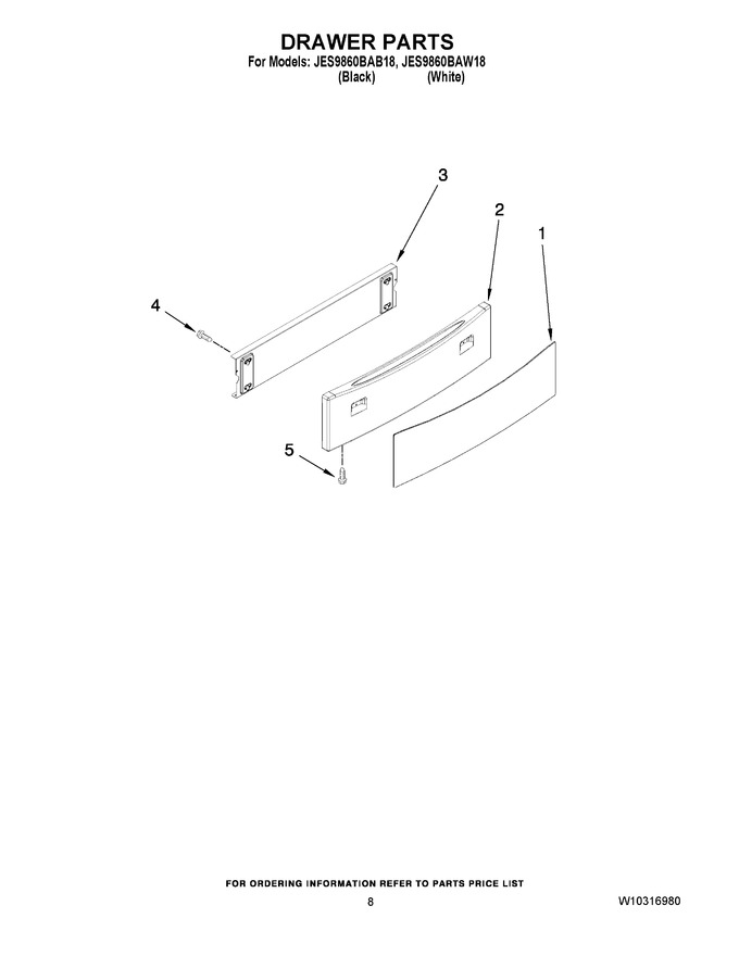 Diagram for JES9860BAW18