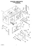 Diagram for 05 - Freezer Liner Parts