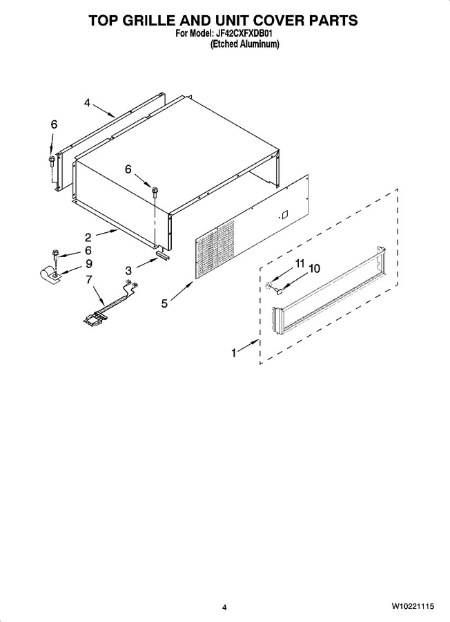 Diagram for JF42CXFXDB01