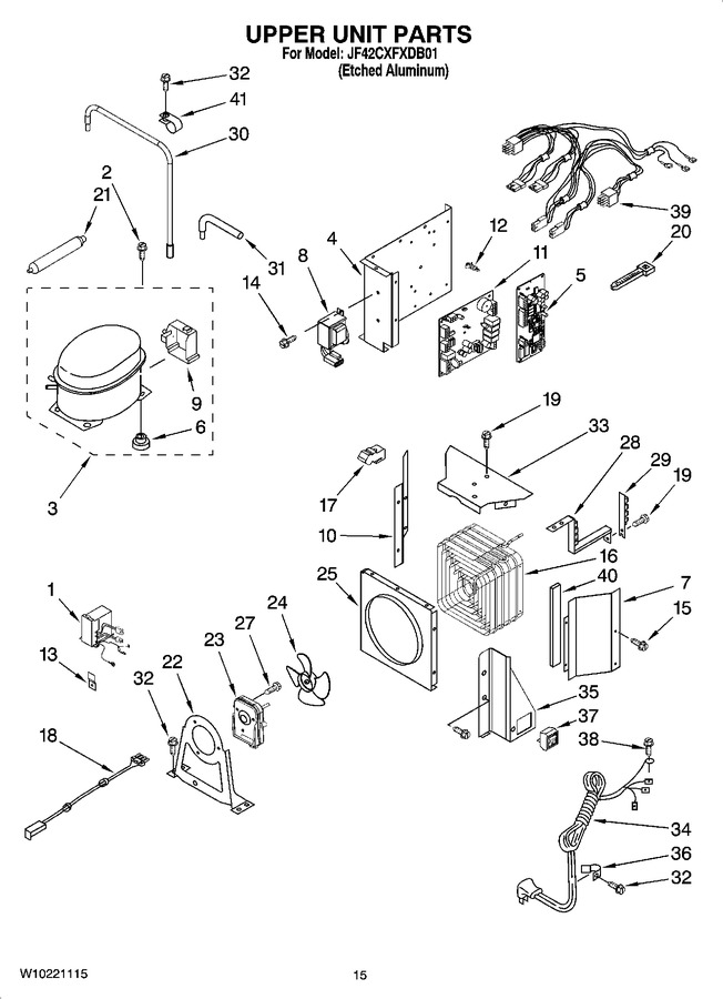 Diagram for JF42CXFXDB01