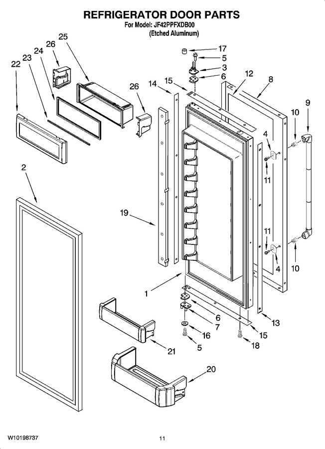 Diagram for JF42PPFXDB00
