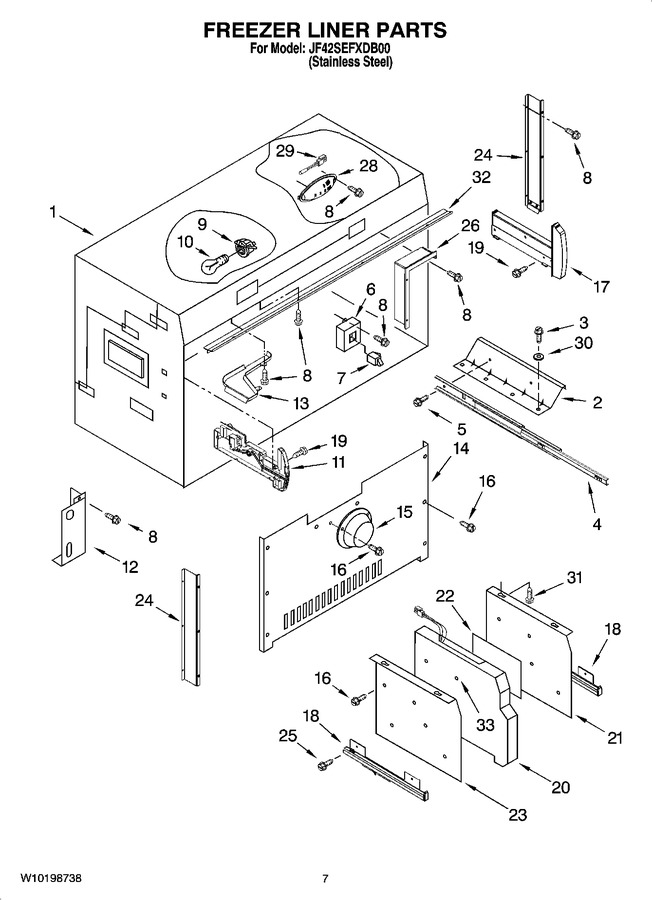 Diagram for JF42SEFXDB00