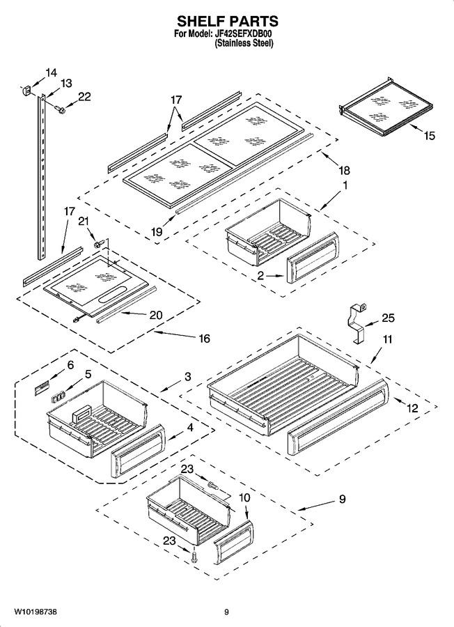 Diagram for JF42SEFXDB00