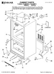 Diagram for 01 - Cabinet Parts