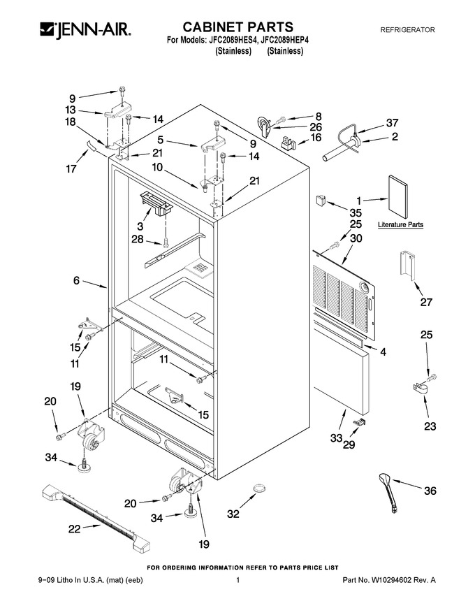Diagram for JFC2089HES4