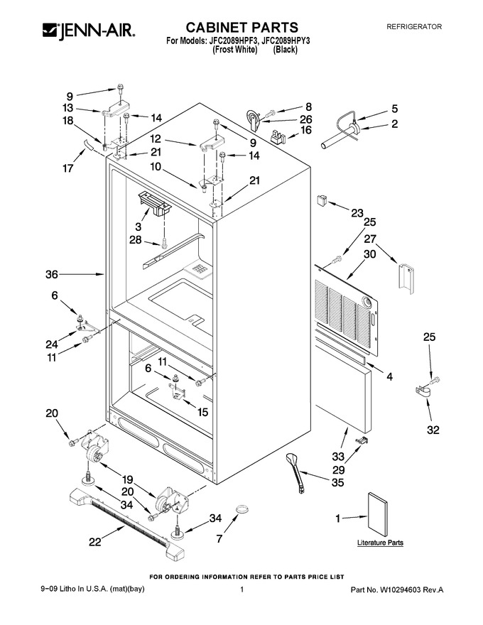 Diagram for JFC2089HPF3