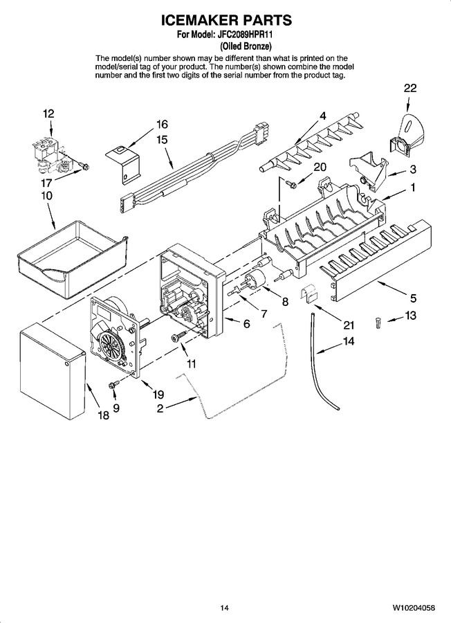 Diagram for JFC2089HPR11