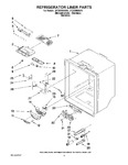 Diagram for 03 - Refrigerator Liner Parts
