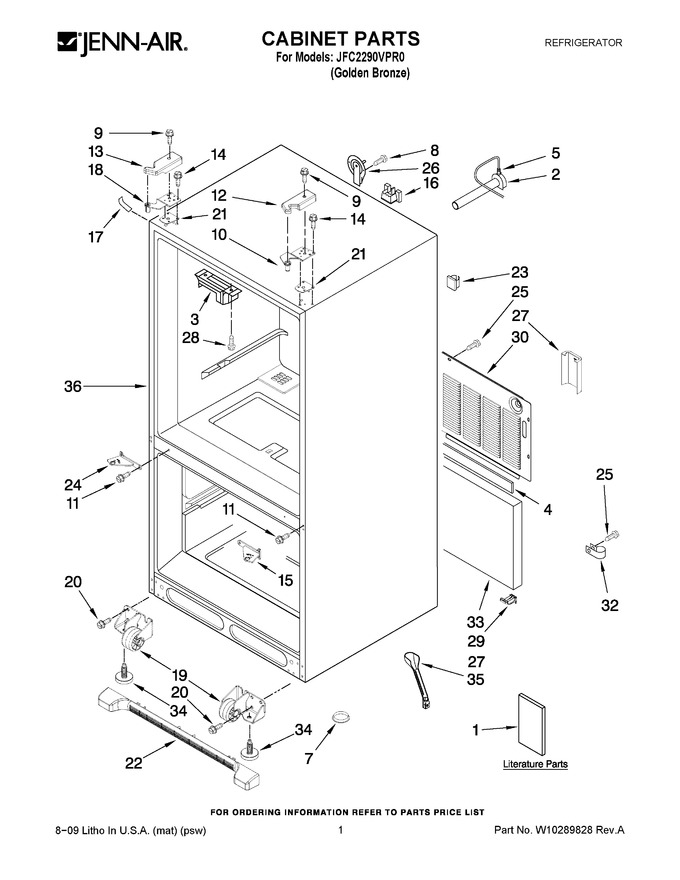 Diagram for JFC2290VPR0