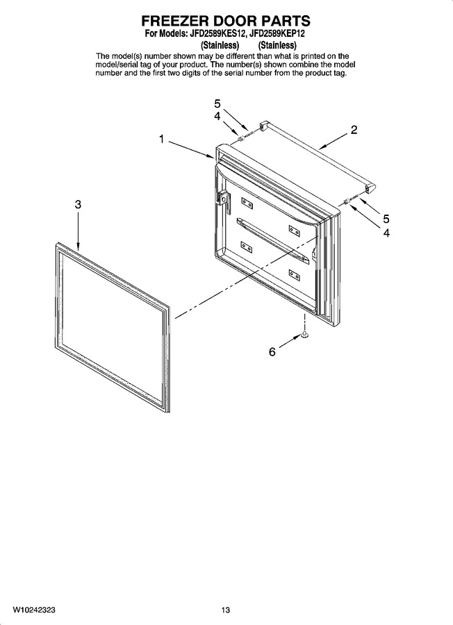 Diagram for JFD2589KES12