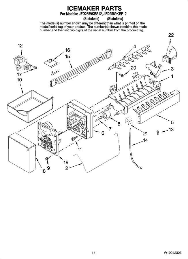 Diagram for JFD2589KES12