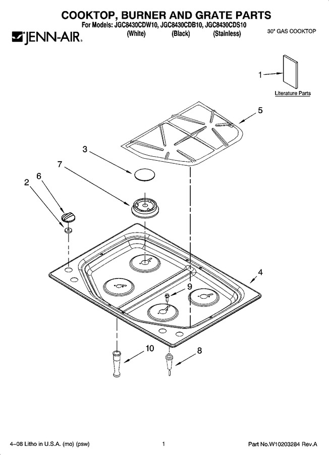 Diagram for JGC8430CDB10