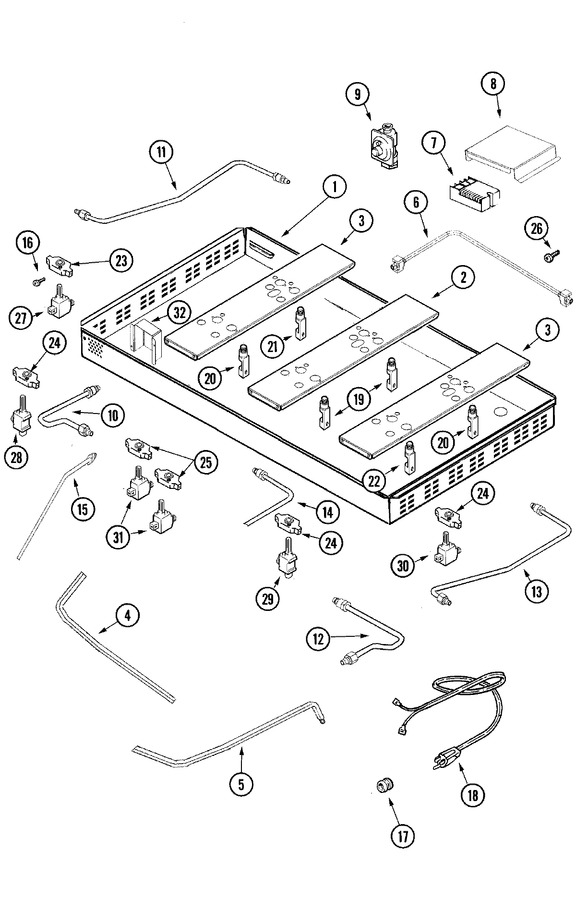 Diagram for JGC8645ADW