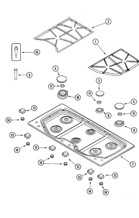 Diagram for JGC8645ADW