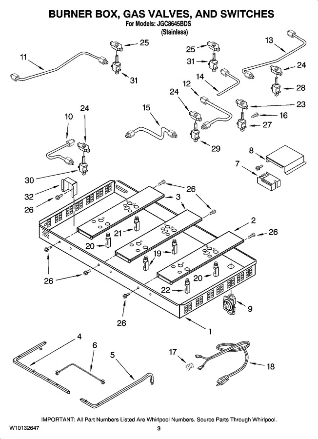 Diagram for JGC8645BDS