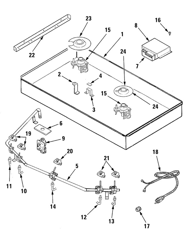 Diagram for JGC9536BDS