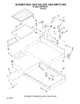 Diagram for 02 - Burner Box, Gas Valves, And Switches