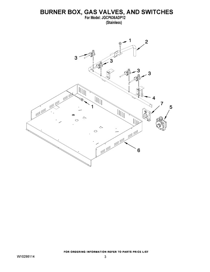 Diagram for JGCP636ADP12