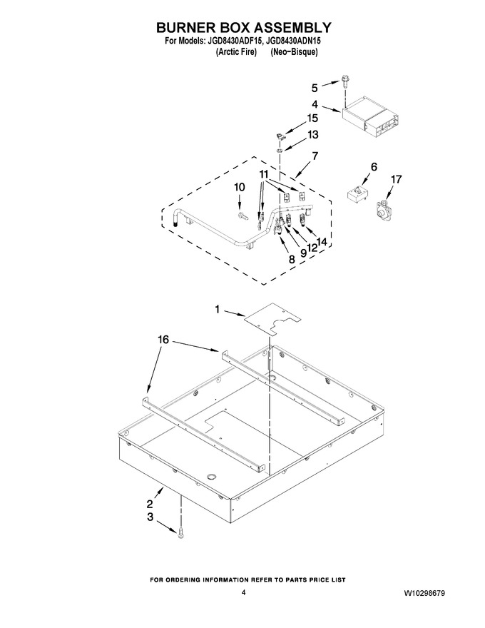 Diagram for JGD8430ADF15