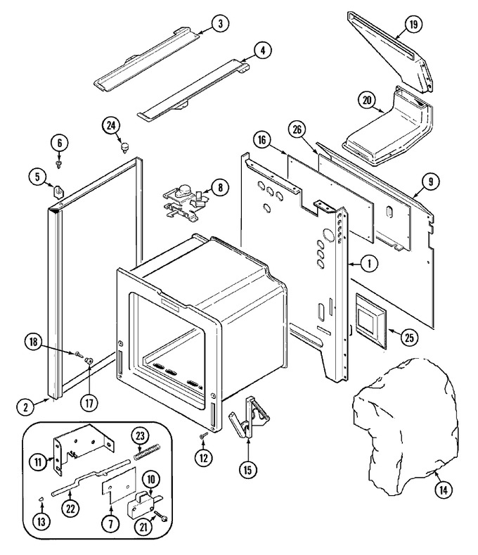 Diagram for MGR5870BDW