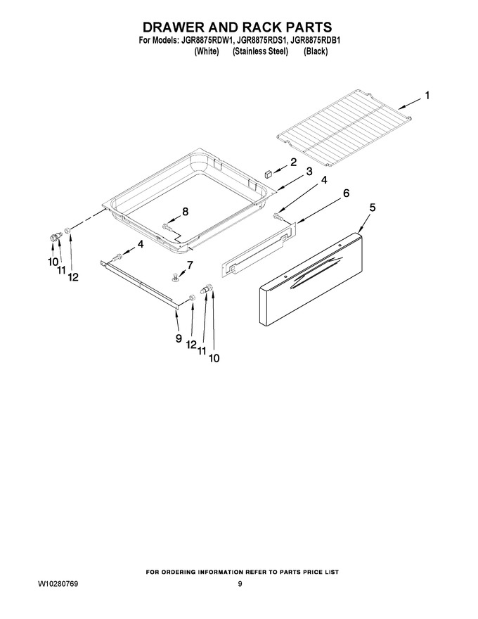 Diagram for JGR8875RDS1