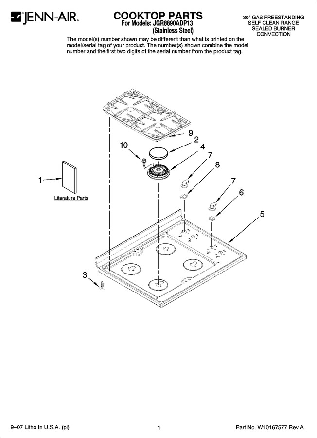 Diagram for JGR8890ADP13