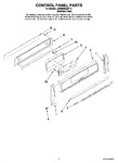 Diagram for 02 - Control Panel Parts