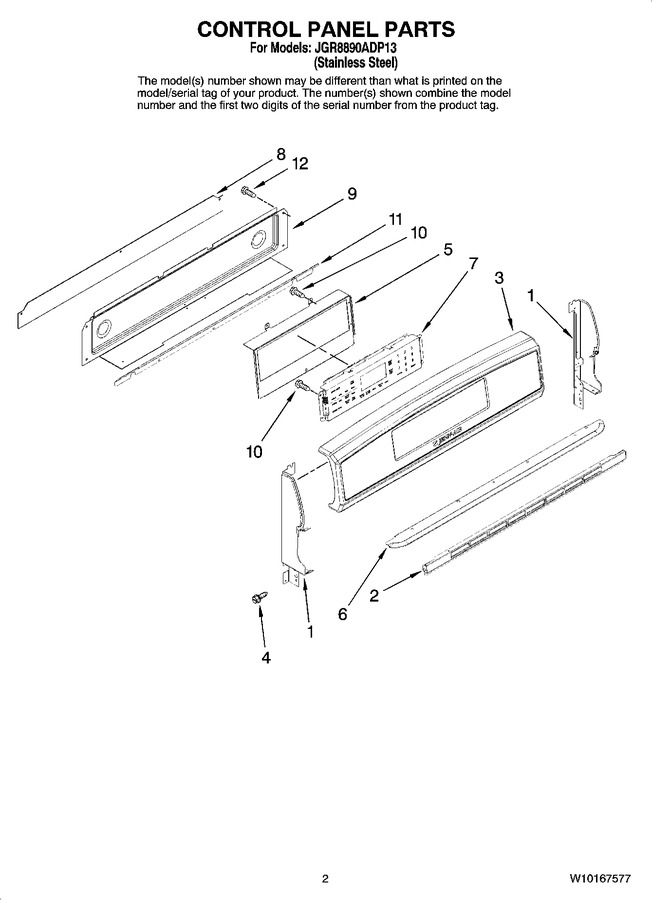 Diagram for JGR8890ADP13