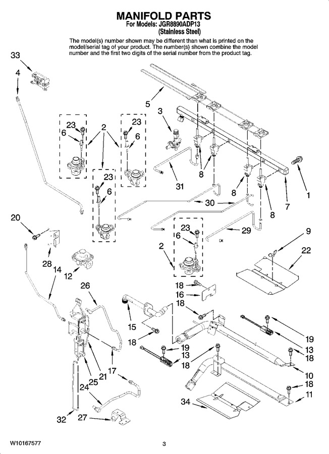 Diagram for JGR8890ADP13