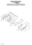 Diagram for 05 - Upper Door Parts