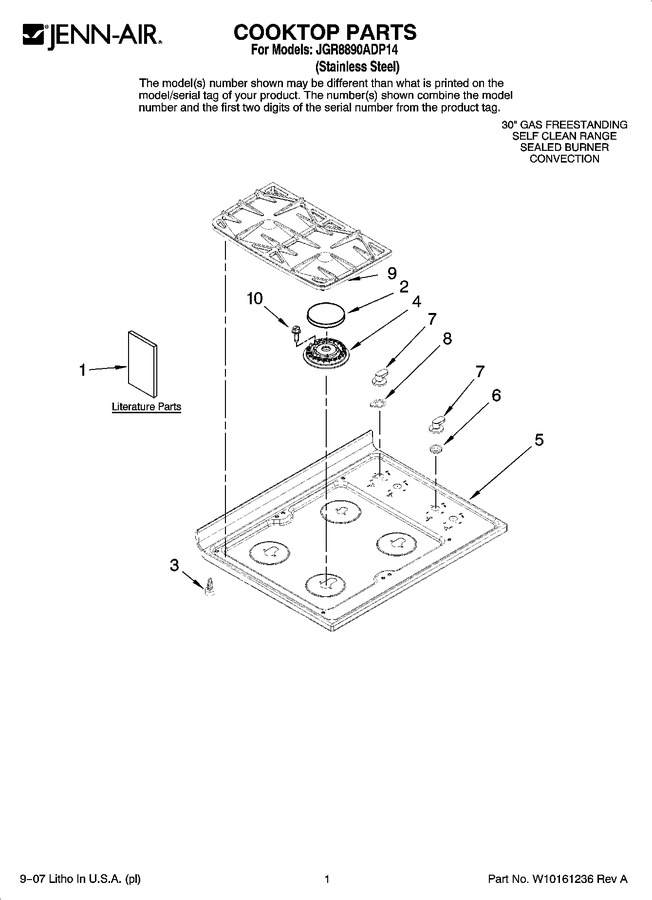 Diagram for JGR8890ADP14