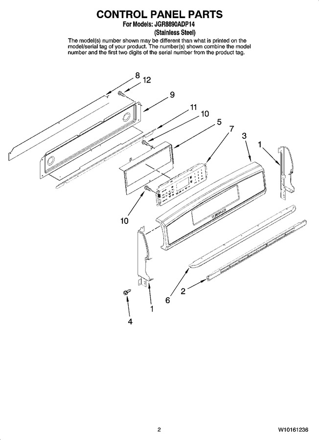 Diagram for JGR8890ADP14