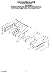 Diagram for 05 - Upper Door Parts