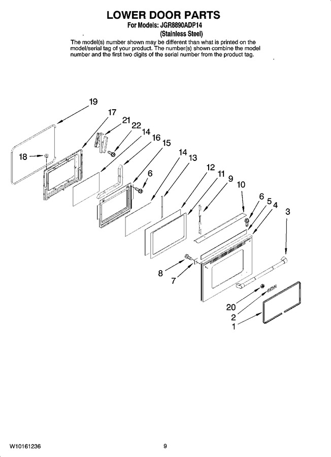 Diagram for JGR8890ADP14
