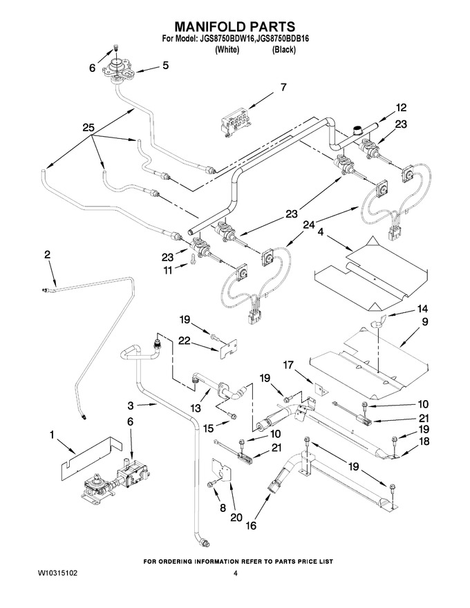 Diagram for JGS8750BDB16