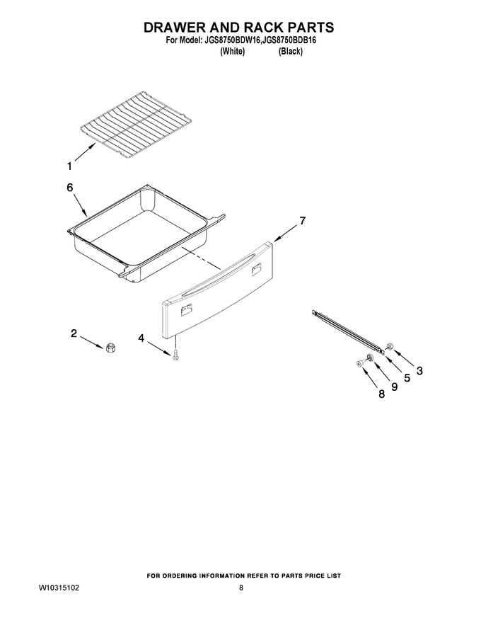 Diagram for JGS8750BDB16