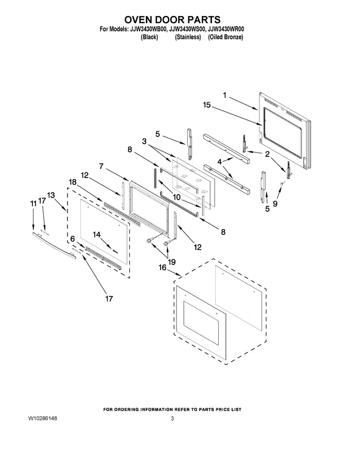 Diagram for JJW3430WB00