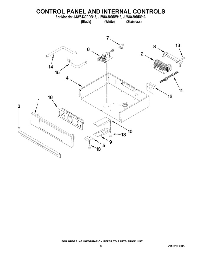 Diagram for JJW8430DDW13