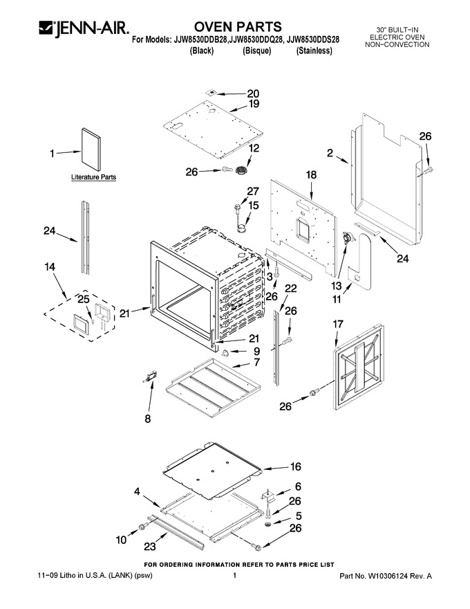 Diagram for JJW8530DDB28