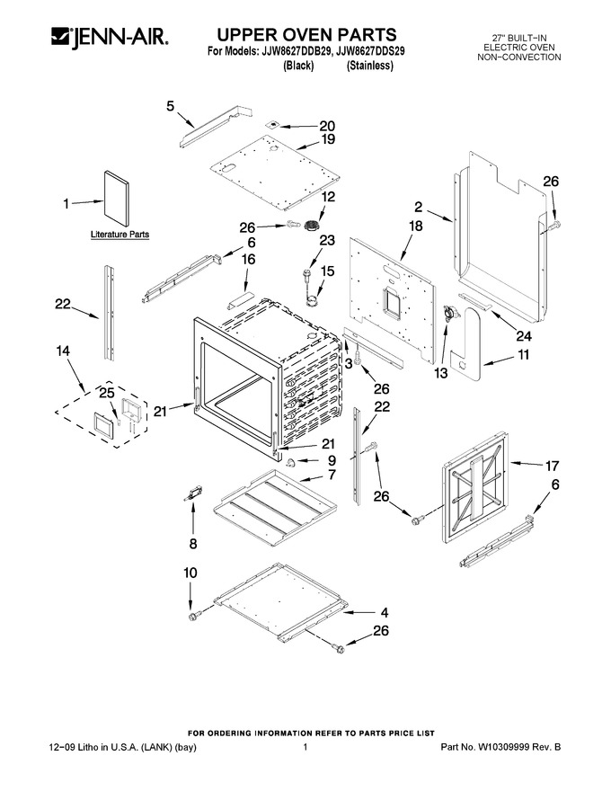 Diagram for JJW8627DDS29