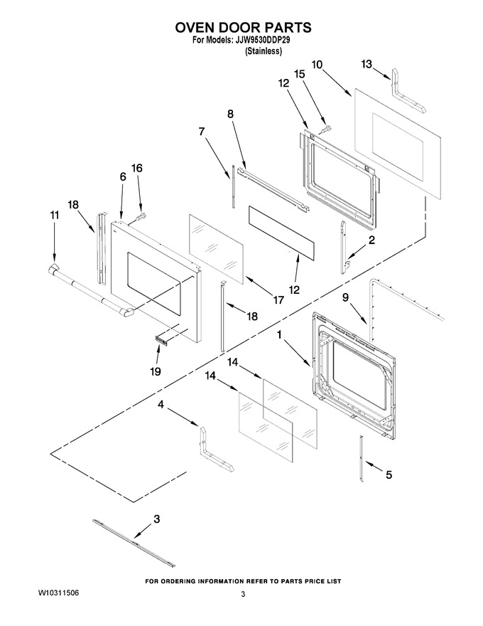 Diagram for JJW9530DDP29