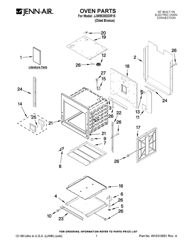 Diagram for JJW9530DDR15