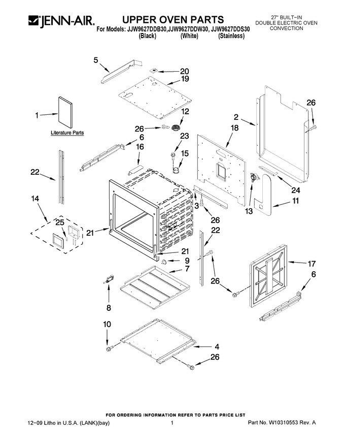 Diagram for JJW9627DDW30