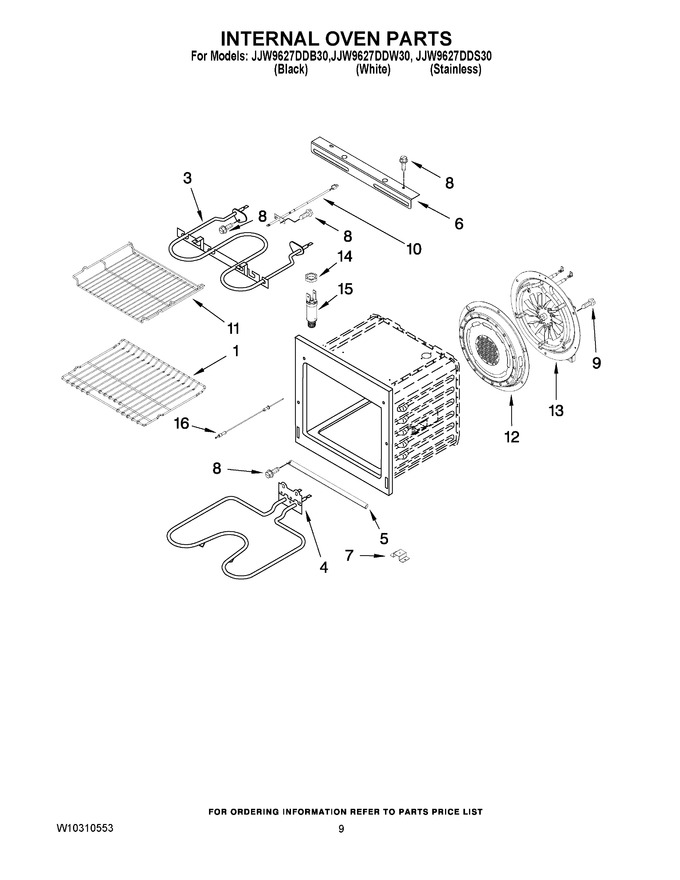 Diagram for JJW9627DDS30