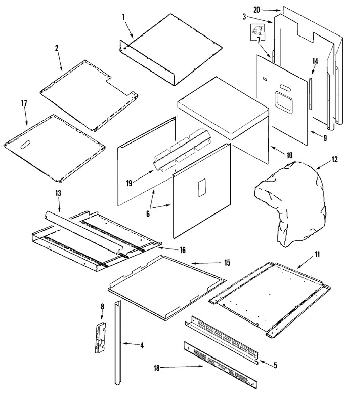 Diagram for JJW9630DDB