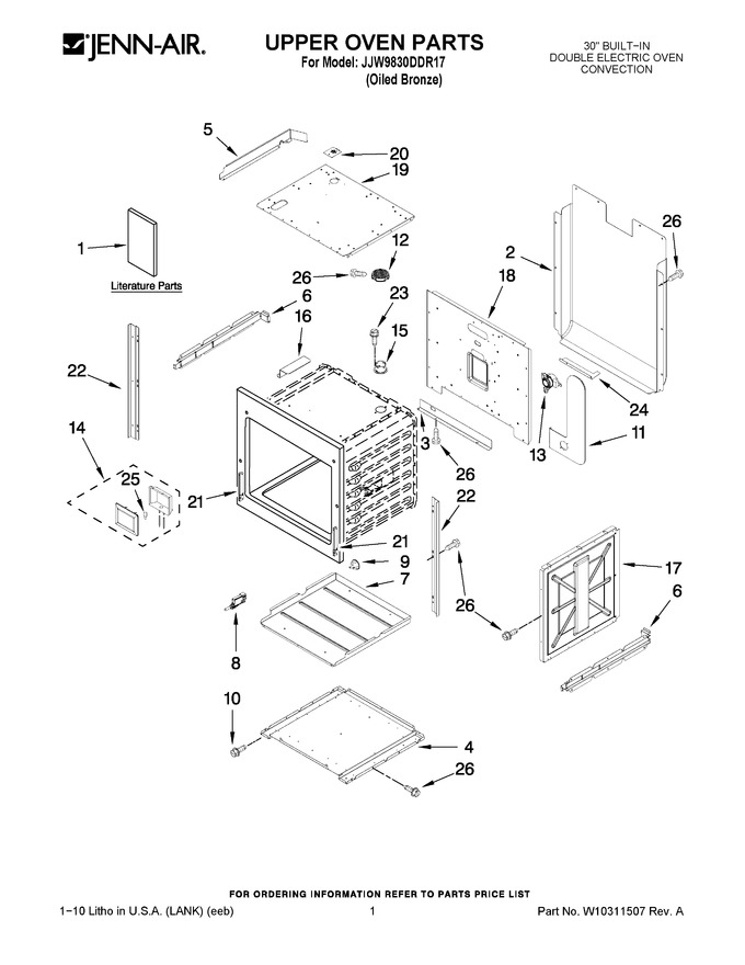Diagram for JJW9830DDR17