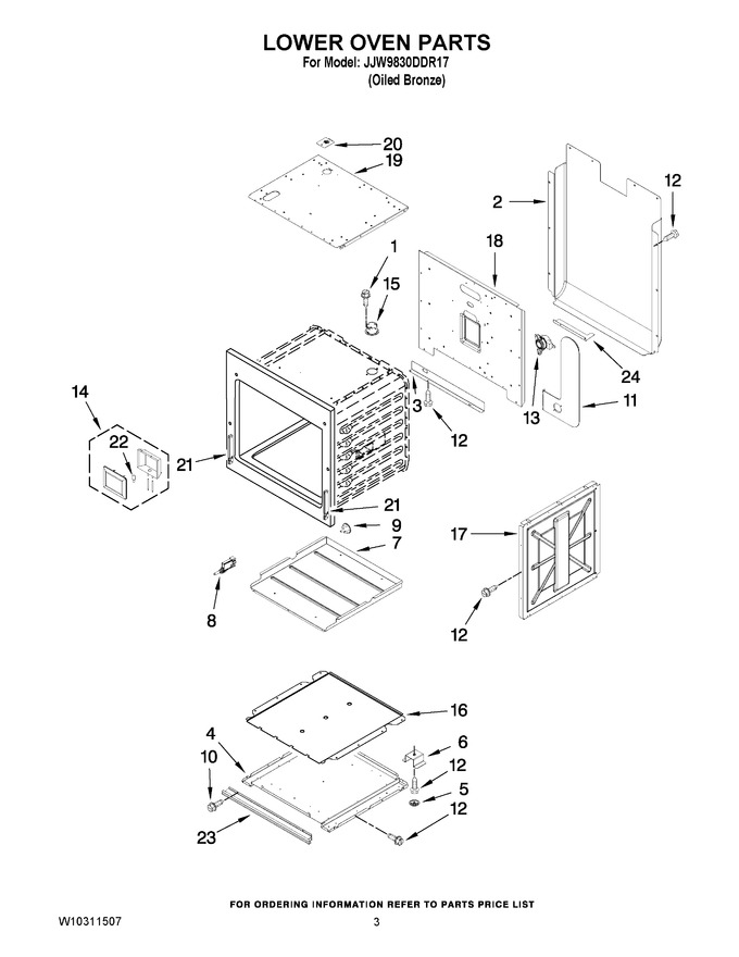 Diagram for JJW9830DDR17