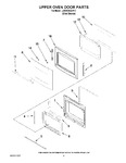 Diagram for 03 - Upper Oven Door Parts