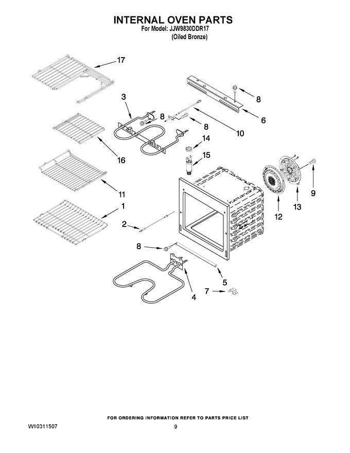 Diagram for JJW9830DDR17